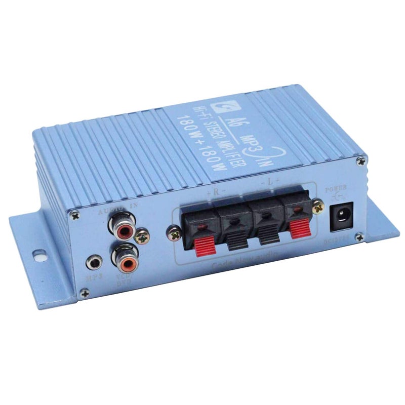 AUTUT Dual Channel Mini Amplifier, Hi-Fi Stereo Reciever for Cars Motorcycles Computer Speakers, DC 12V-15V 40W - Image 2